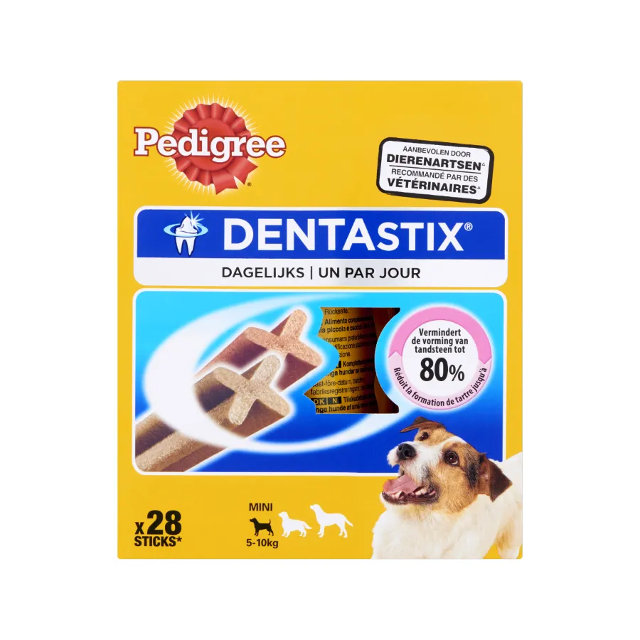 PEDIGREE DENTASTIX MINI (5-10 KG) - 28 STUKS