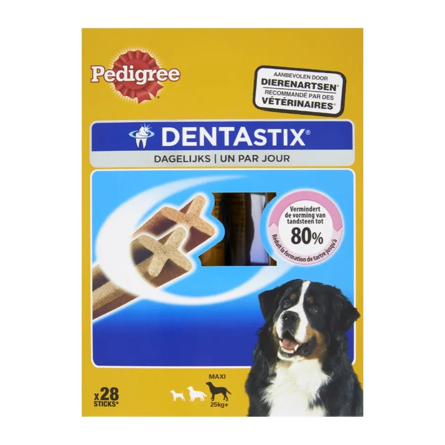 PEDIGREE DENTASTIX MAXI (25+ KG) - 28 STUKS
