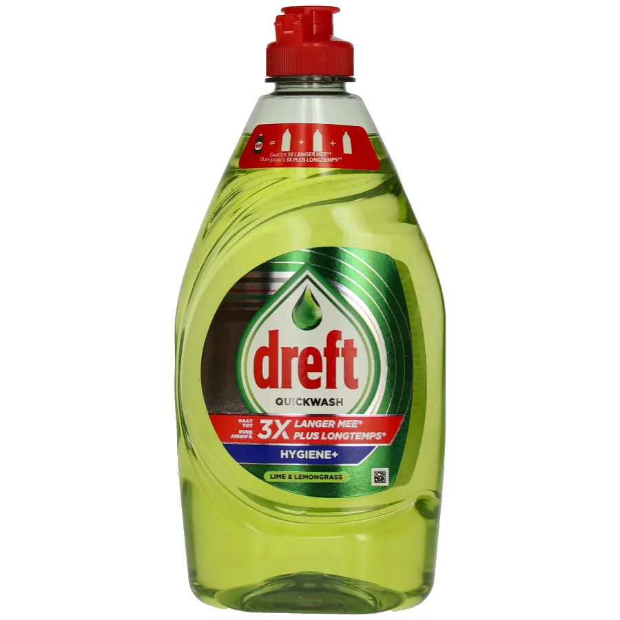 DREFT QUICKWASH AFWASMIDDEL HYGIËNE + LIME