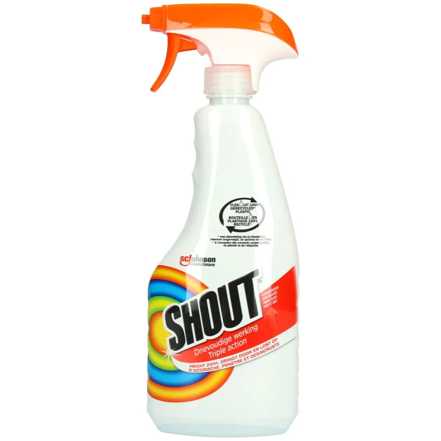 SHOUT VLEKOPLOSSER VOOR WASGOED SPRAY