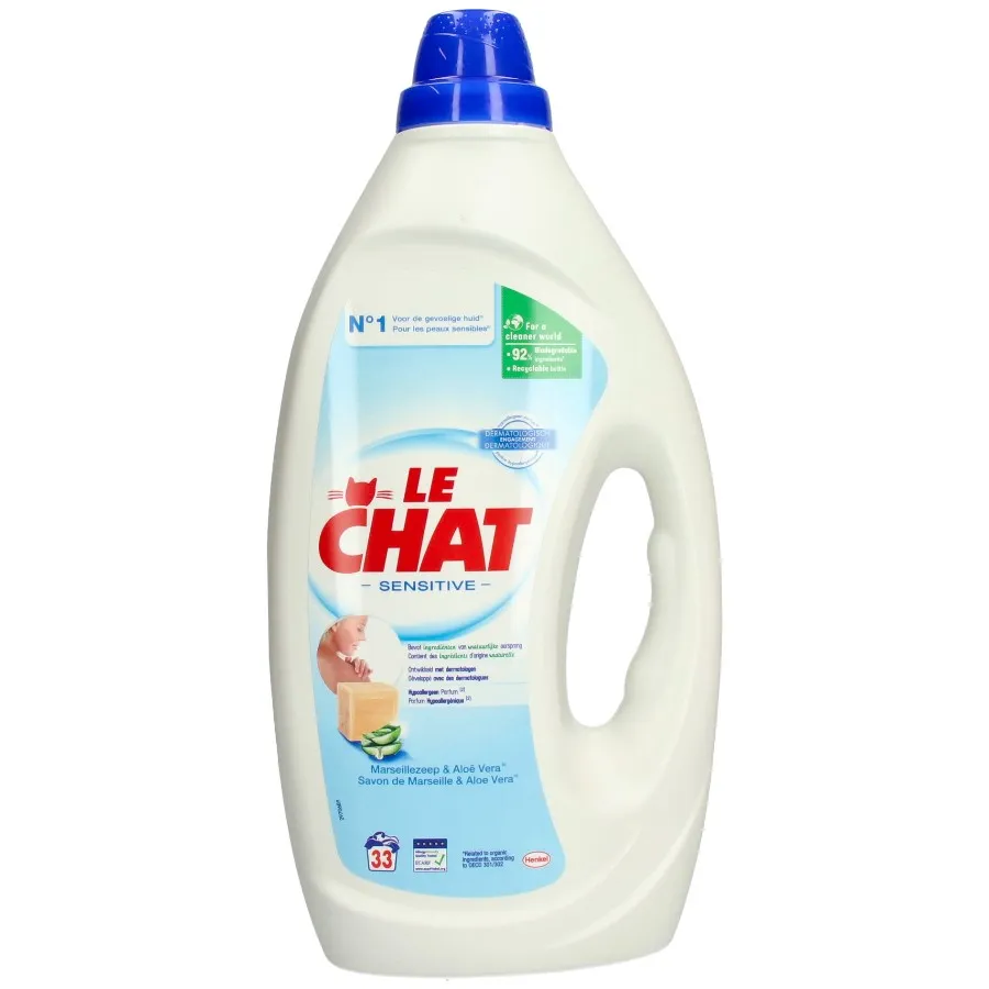LE CHAT VLOEIBAAR WASMIDDEL SENSITIVE