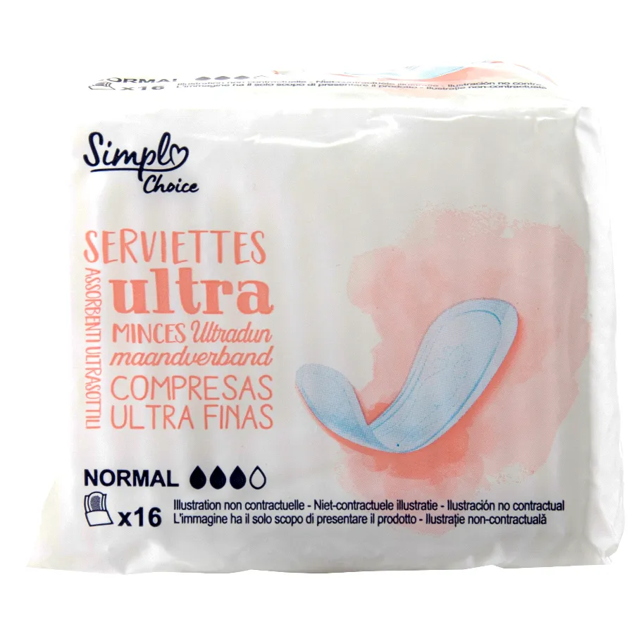 SIMPL MAANDVERBAND NORMAAL - 16 STUKS