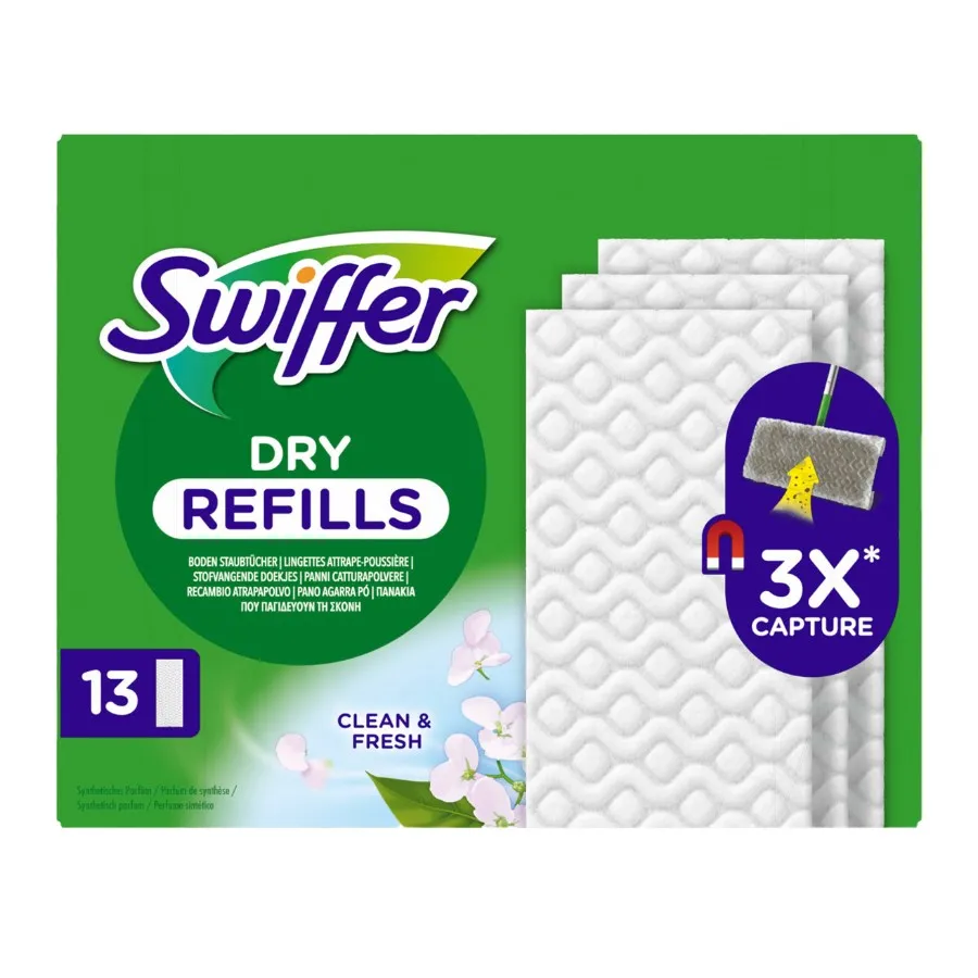 SWIFFER STOFDOEKJES  DRY REFILL - 13 STUKS