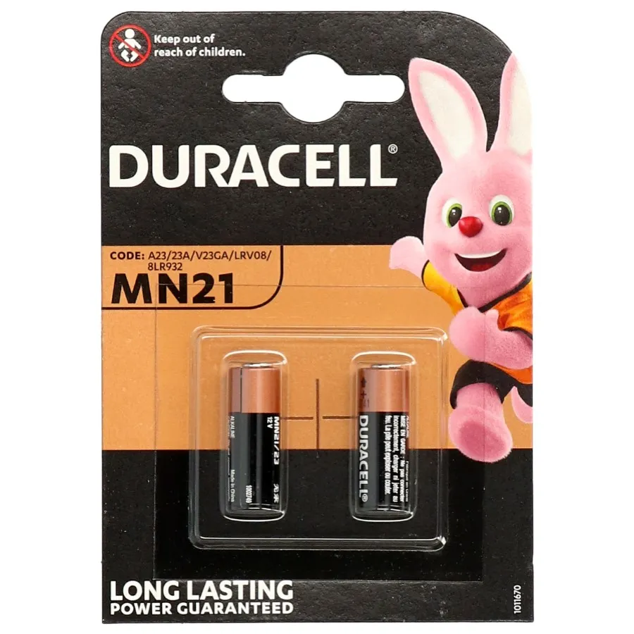 DURACELL KNOOPCEL MN21 (V23) - 2 STUKS