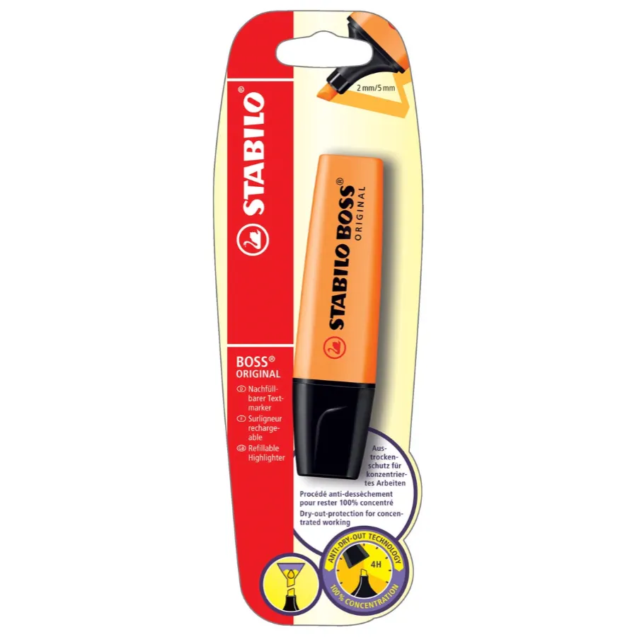 STABILO BOSS MARKEERSTIFT ORANJE