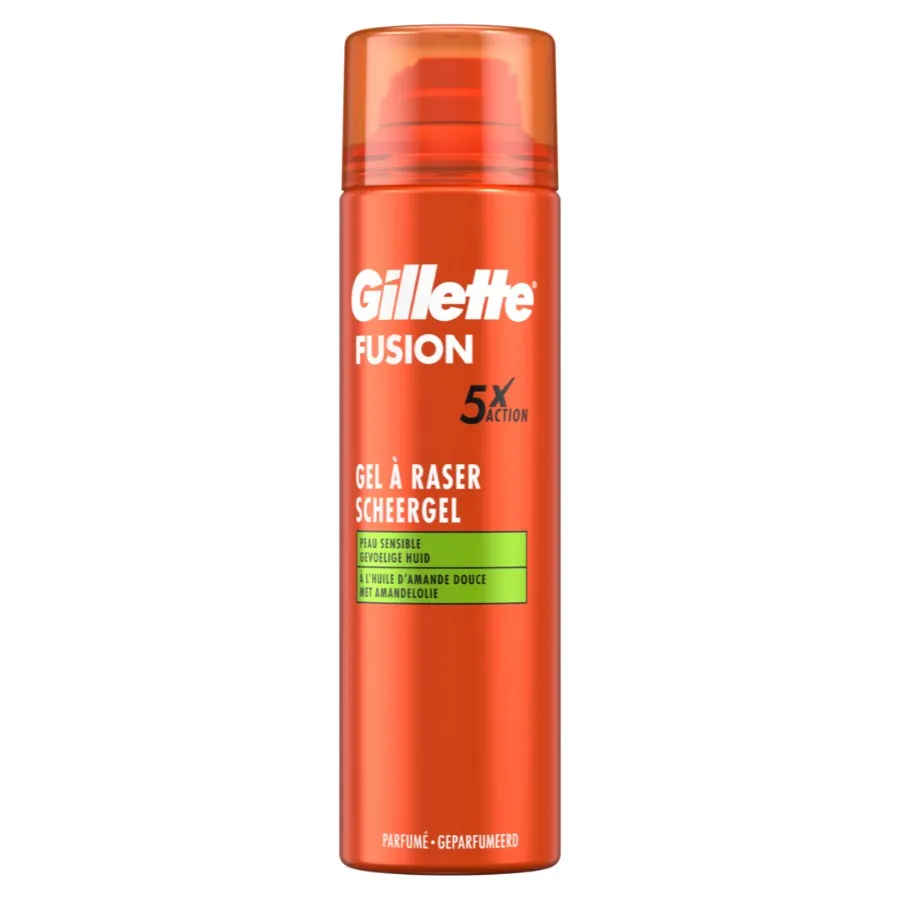GILLETTE SCHEERGEL FUSION SENSITIVE