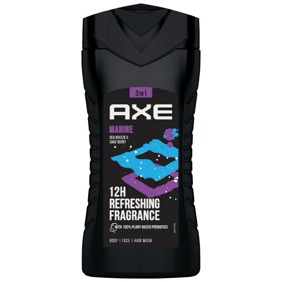 AXE 3IN1 DOUCHE MARINE 12H REFRESHING FRAGRANCE