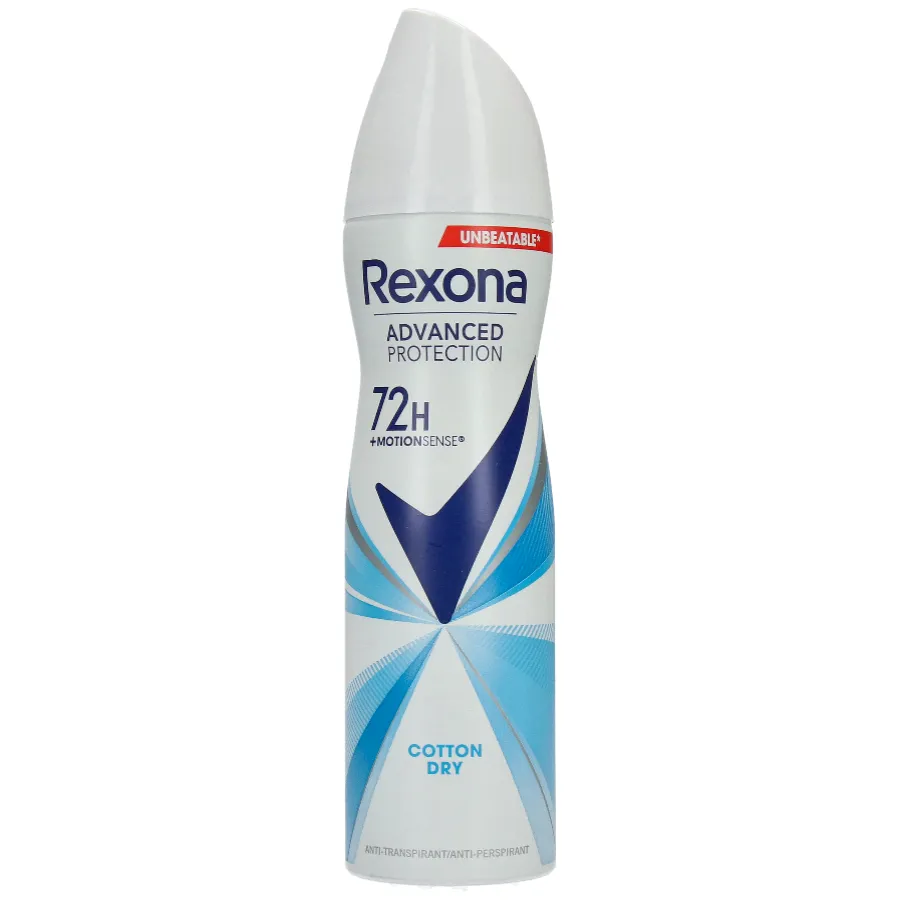 REXONA DEODORANT 72H ADVANCED PROTECTION COTTON SPRAY