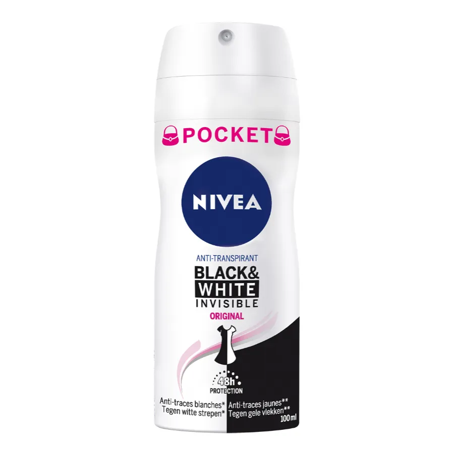 NIVEA DEO POCKET INVISIBLE BLACK & WHITE