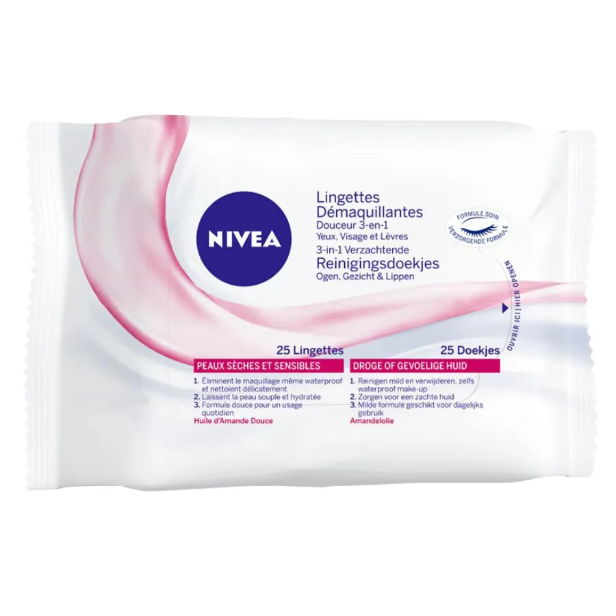 NIVEA VISAGE REINIGINGS DOEKJES DROGE HUID