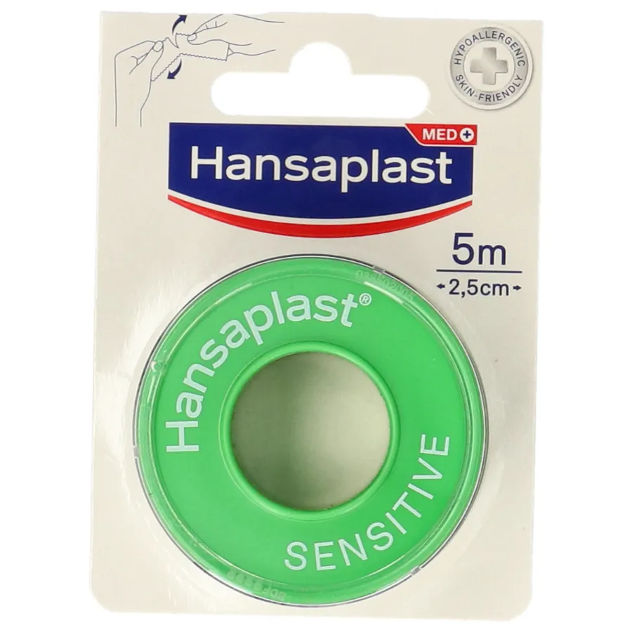HANSAPLAST SPARADRAP SENSITIVE - 5M X 2,5CM
