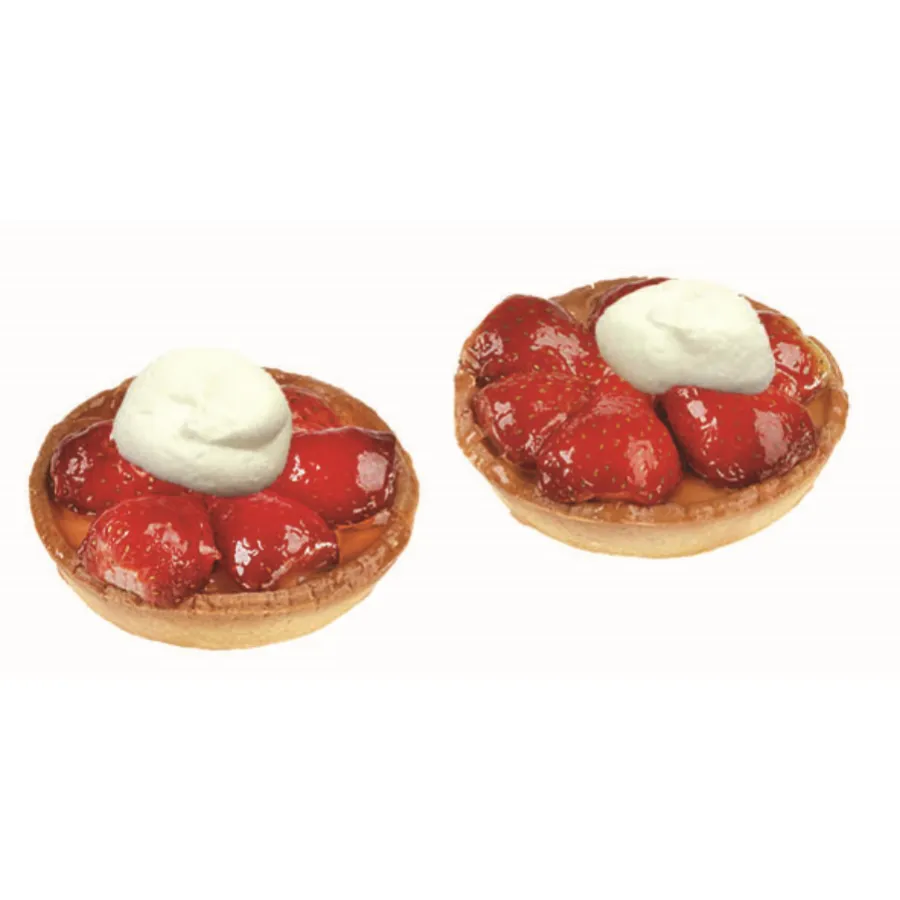 CRELEM BAKERIES AARDBEIENTAARTJES MET SLAGROOM