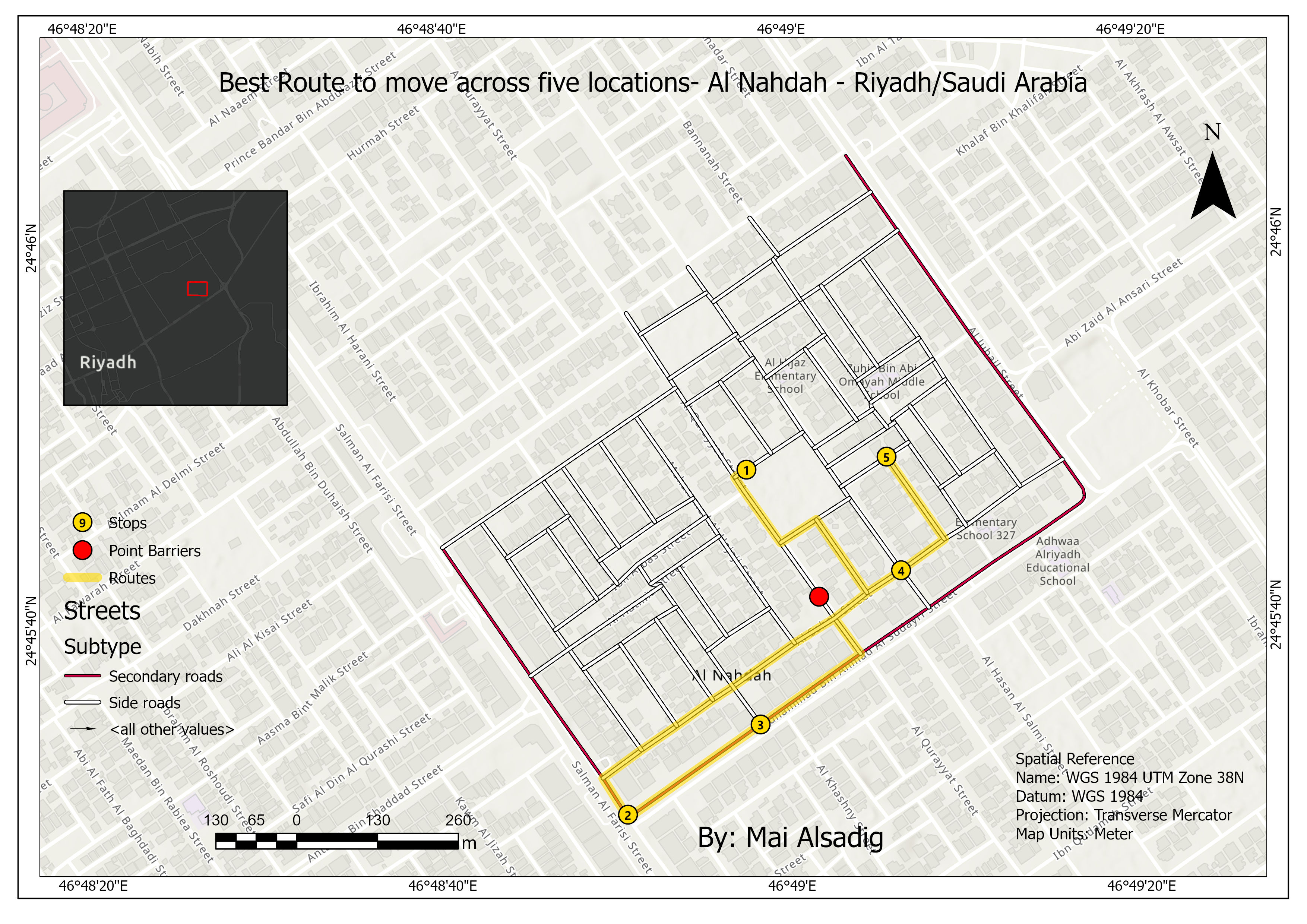 Route Analysis Examples Optimal Route Analysis Using Network GIS | Spatialnode