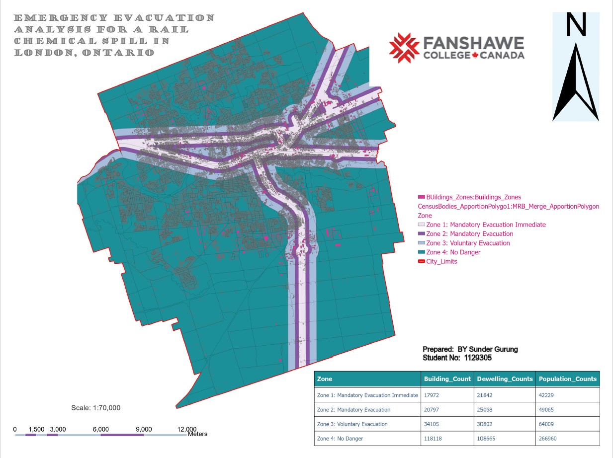 Emergency Spatial Map Emergency Evacuation Analysis | Spatialnode