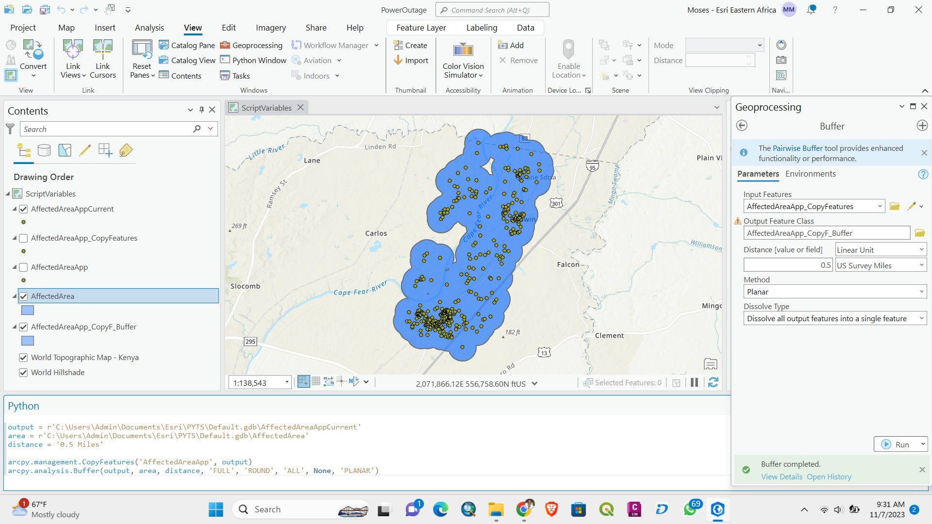 CREATING PYTHON SCRIPTS IN ARCGIS PRO | Spatialnode