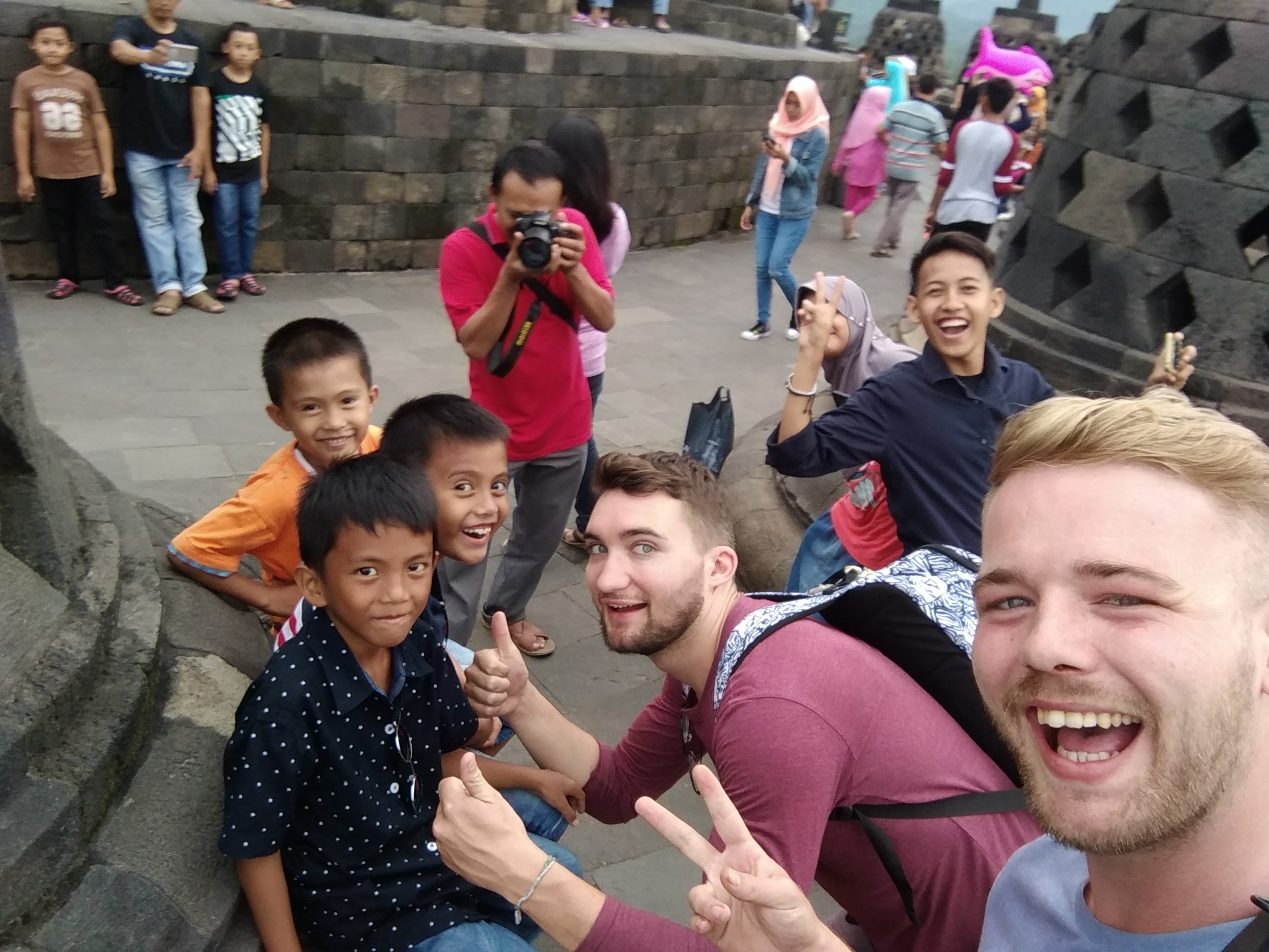 We came to explore Borobudur, but ended up becoming an attraction inside the attraction. A funny,…