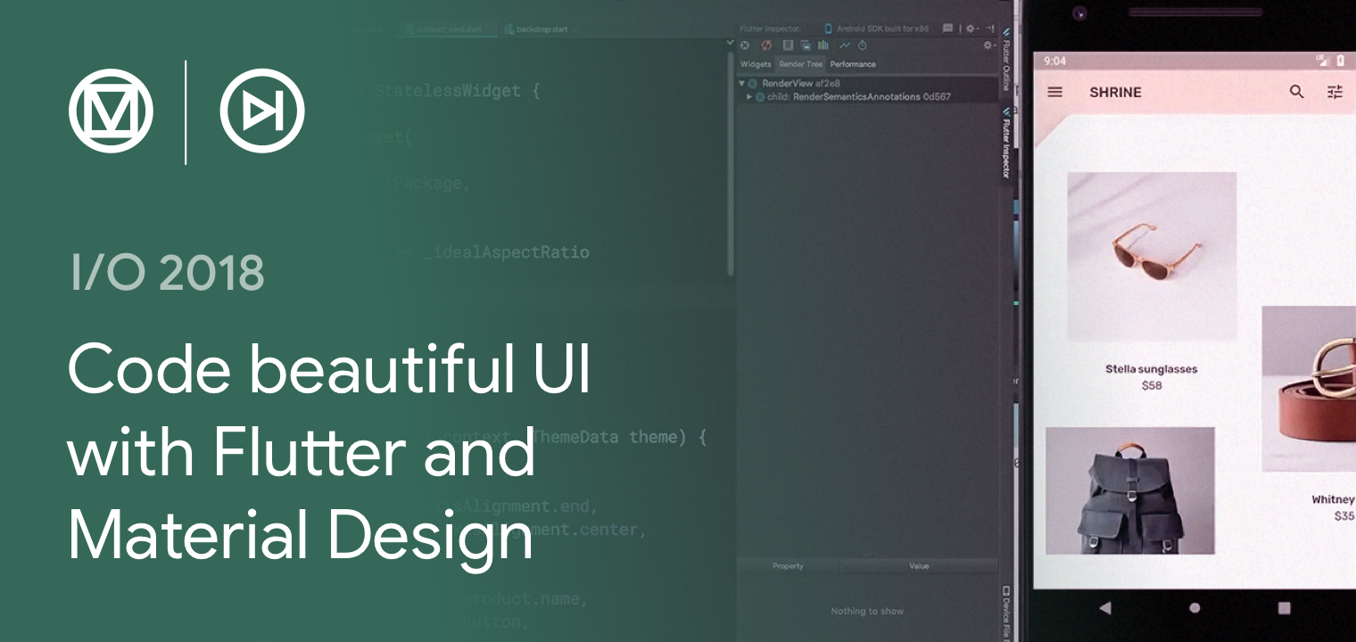 Code beautiful UI with Flutter and Material Design