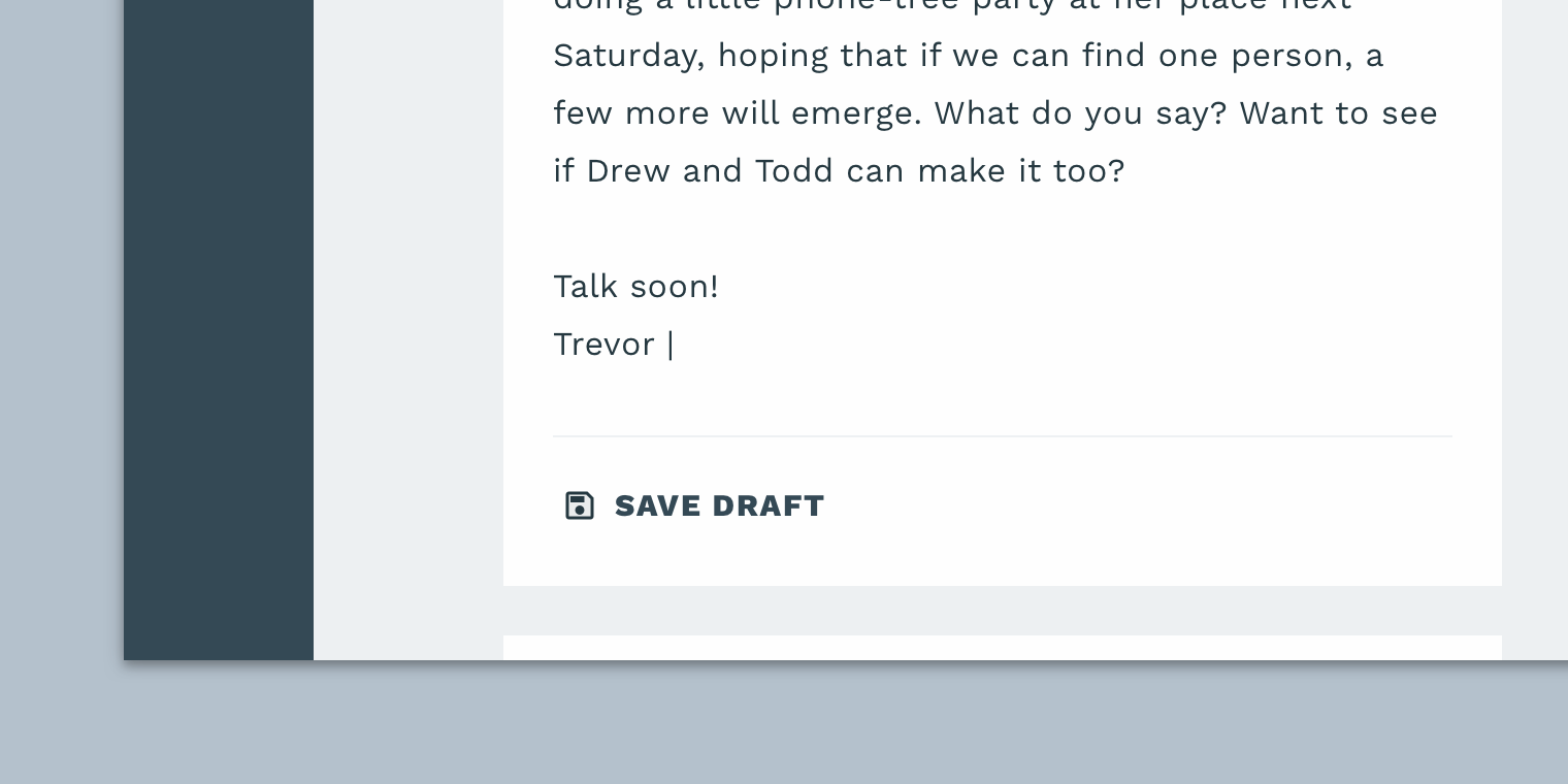 Customized buttons using an icon and bold, navy blue text