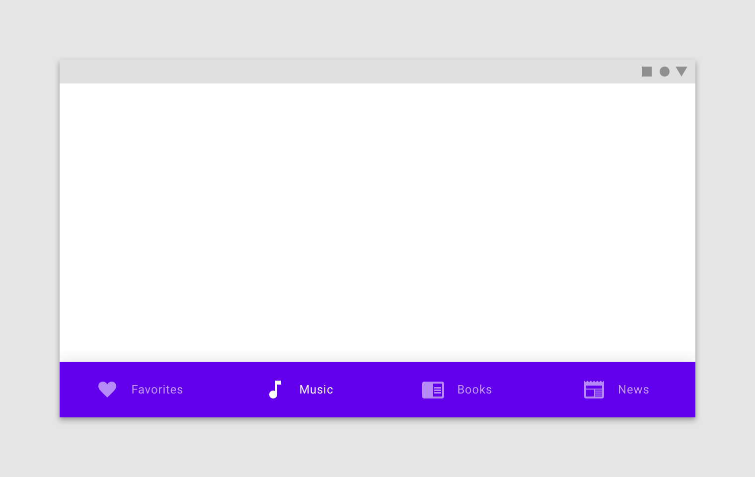 landscape mode with labels of destomatopm items placed to the side of the icon