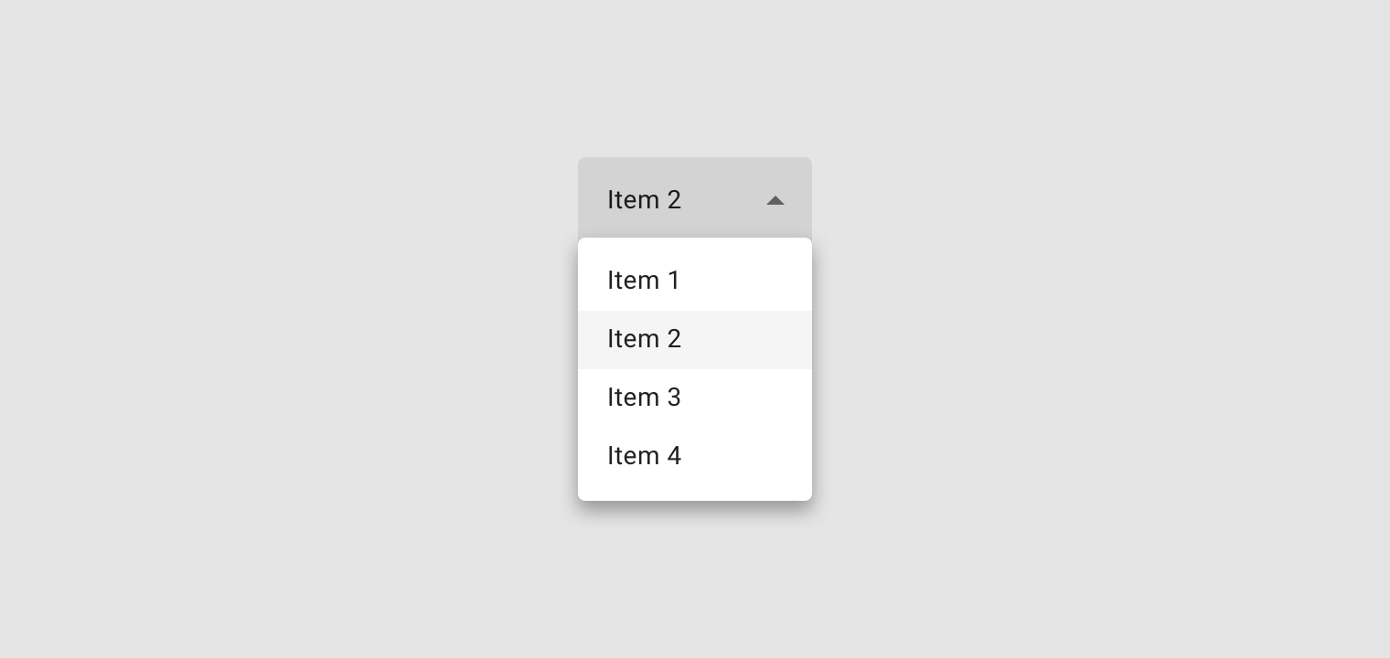 Menus - Material Design