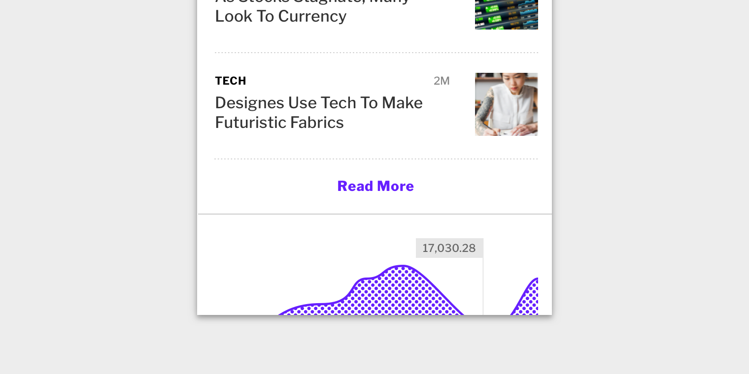 Customized button on a mobile screen with bold typography and purple text
