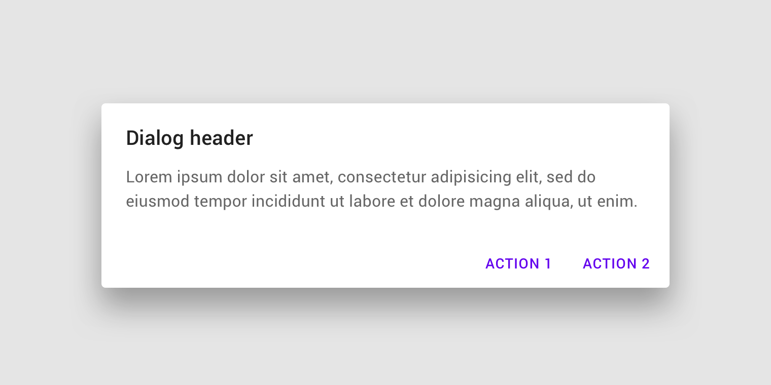 Dialogs - Material Design