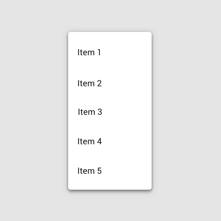 menus material design drop down menu design