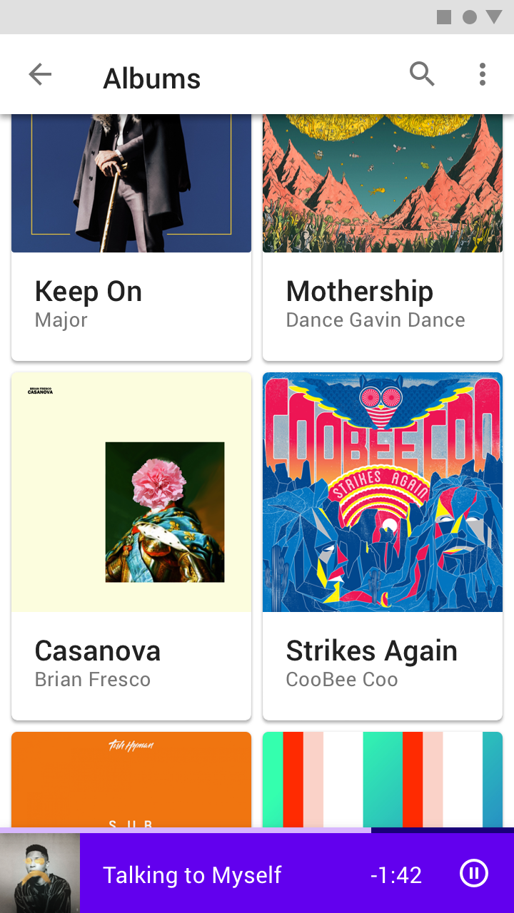 sheets bottom material design