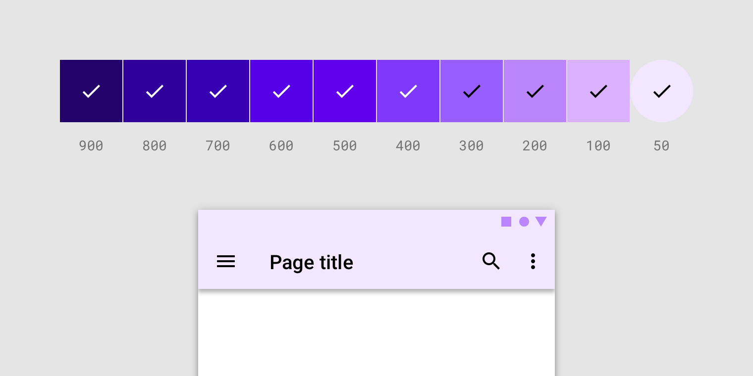 Light Purple Color Chart