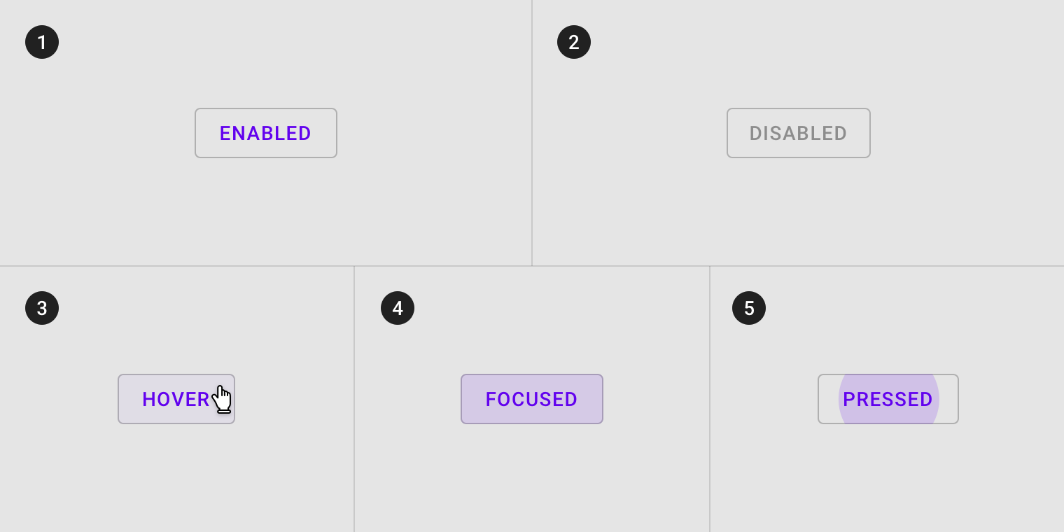 buttons material design button design
