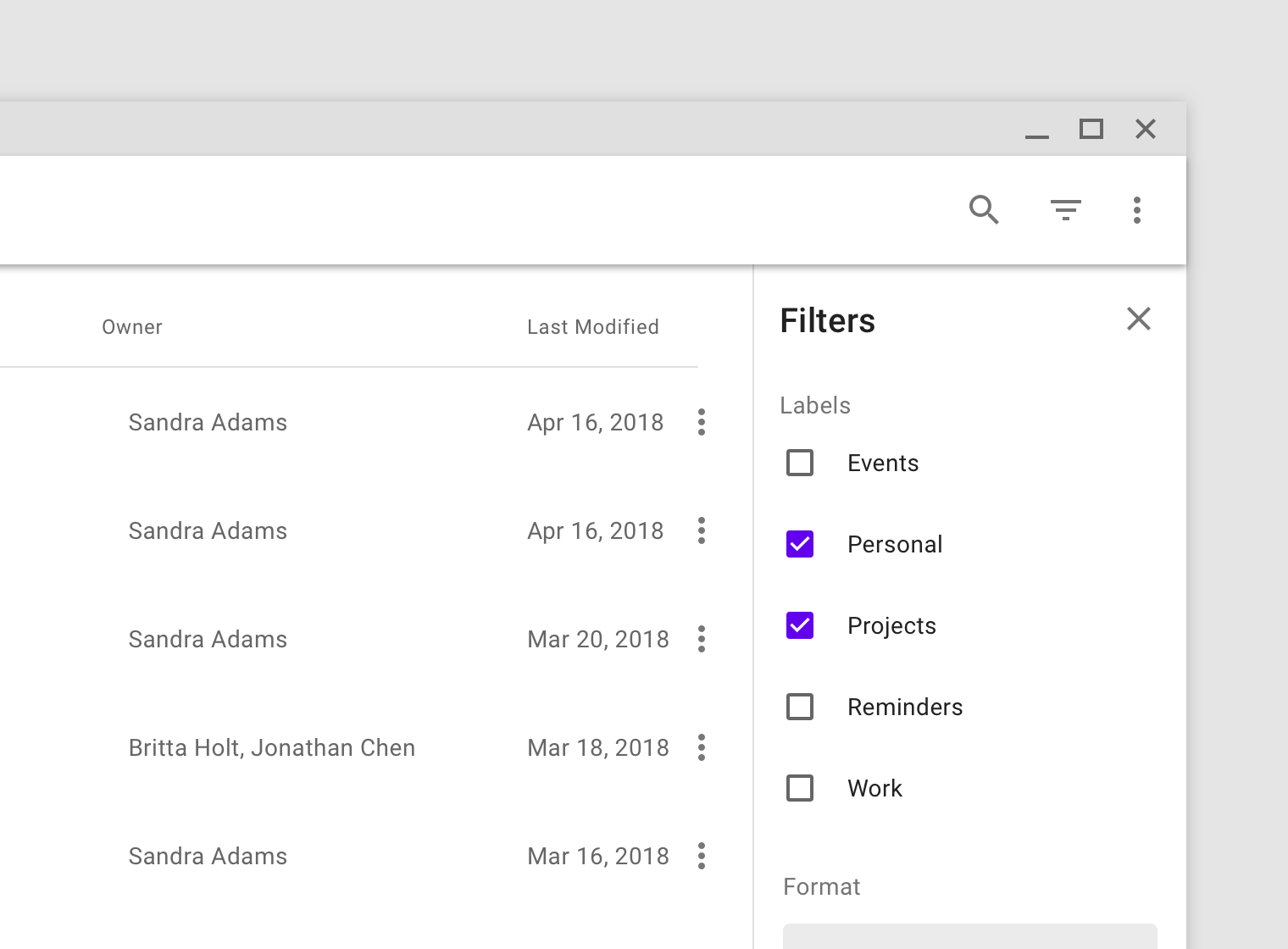 sheets side material design