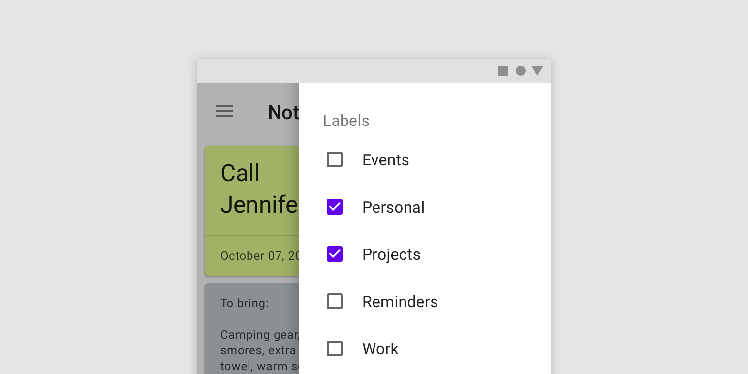 Sheets Side Material Design