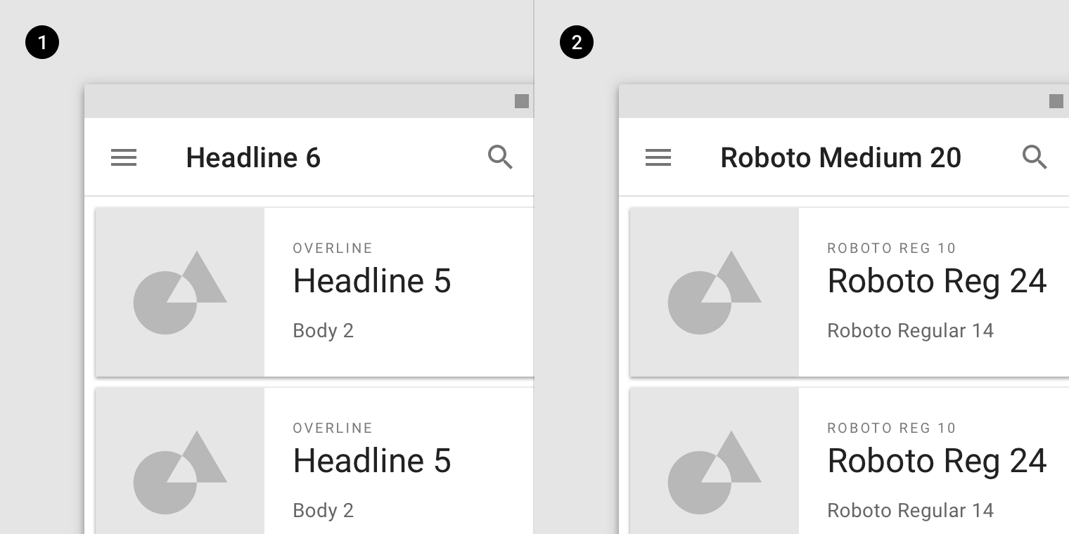 The Type System Material Design