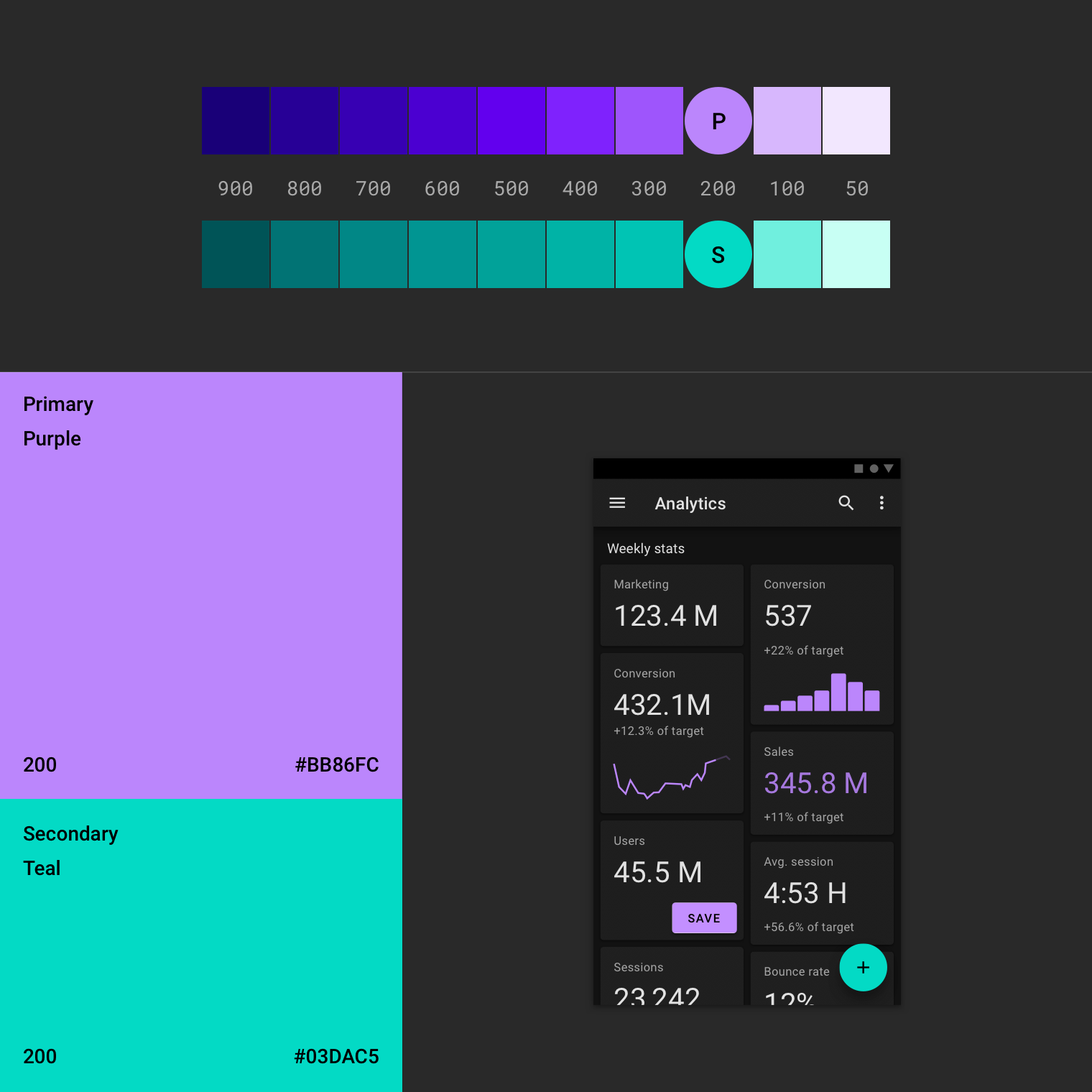 material design color ui