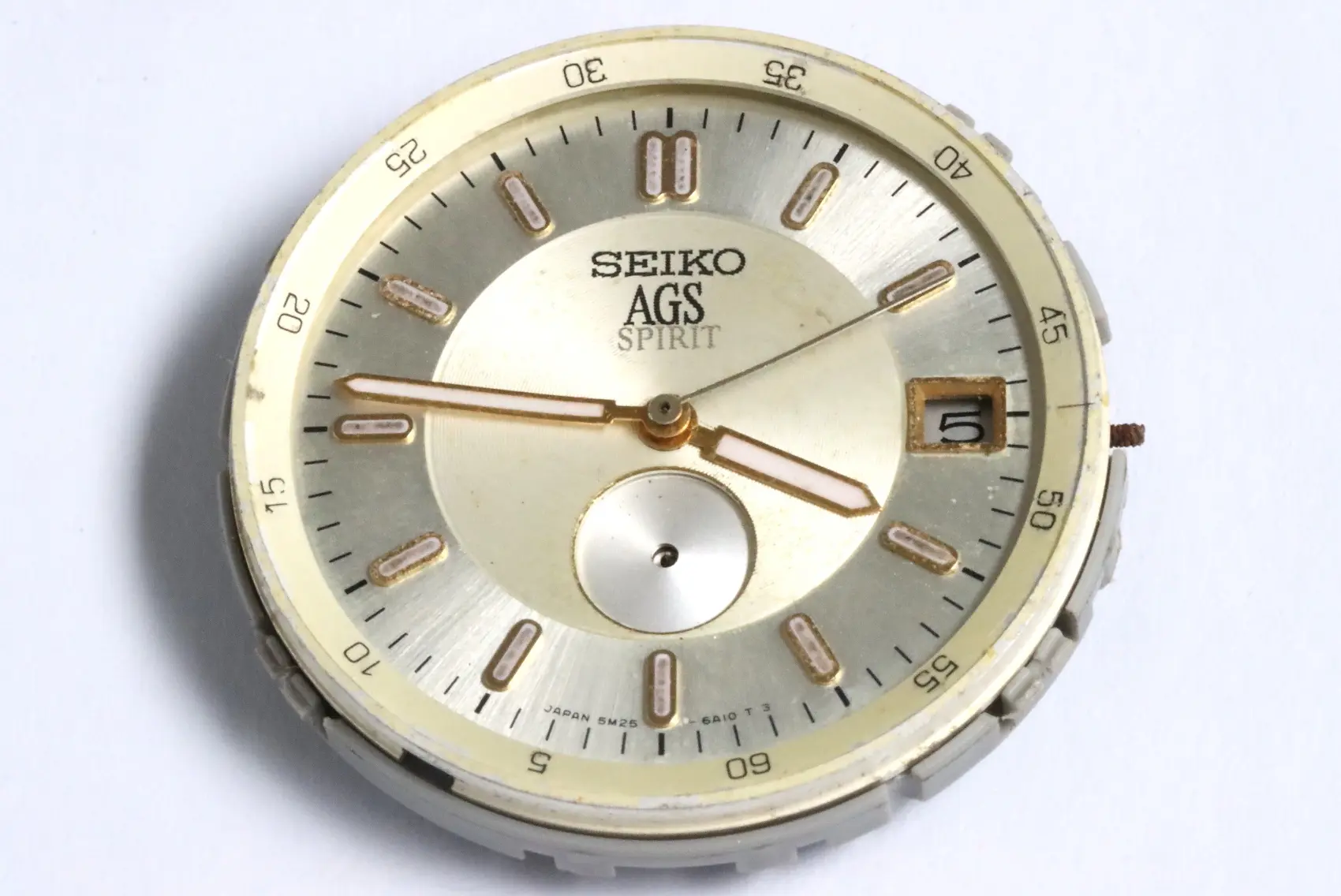 タグ付未使用 SEIKO セイコー スピリット KINETEC AGS 95年製 SEIKO×TiCTAC 記念コラボレーション SZSB006 自動巻 メンズ(ブラック