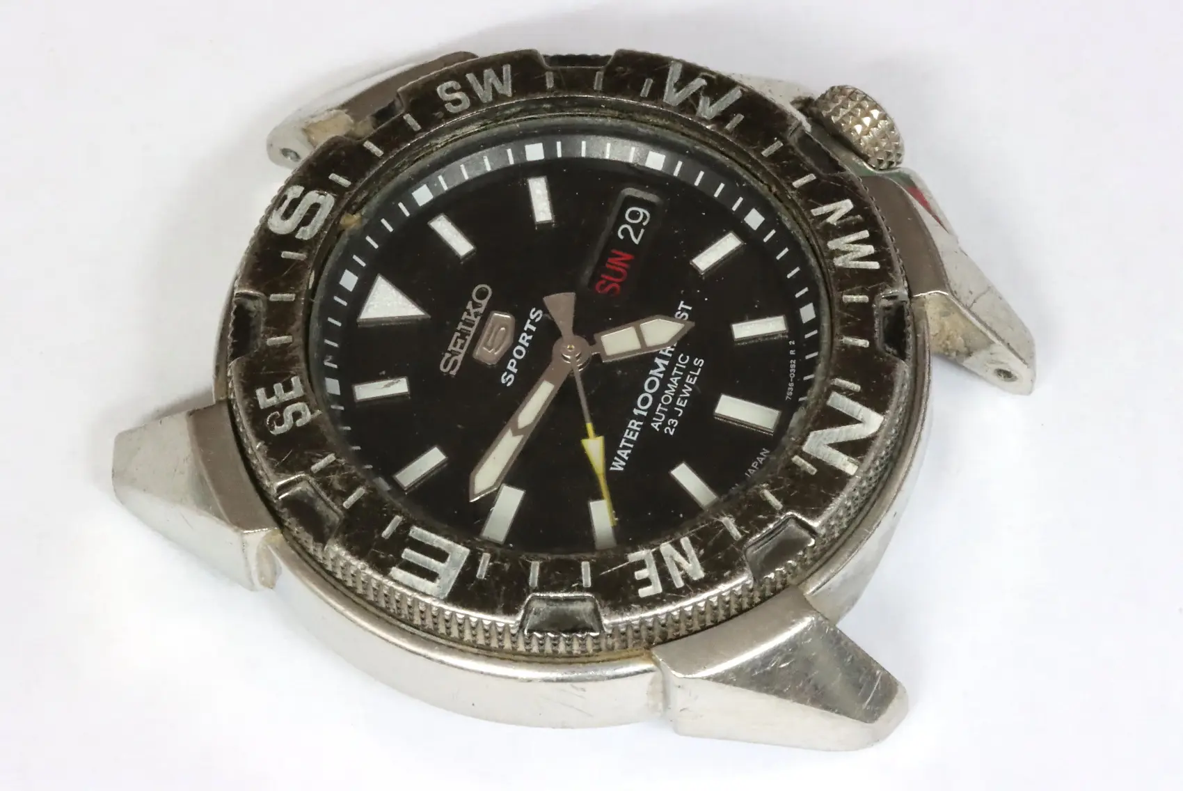 Seiko 7S36-02P0 sports men's watch for restore | Speedtimerkollektion
