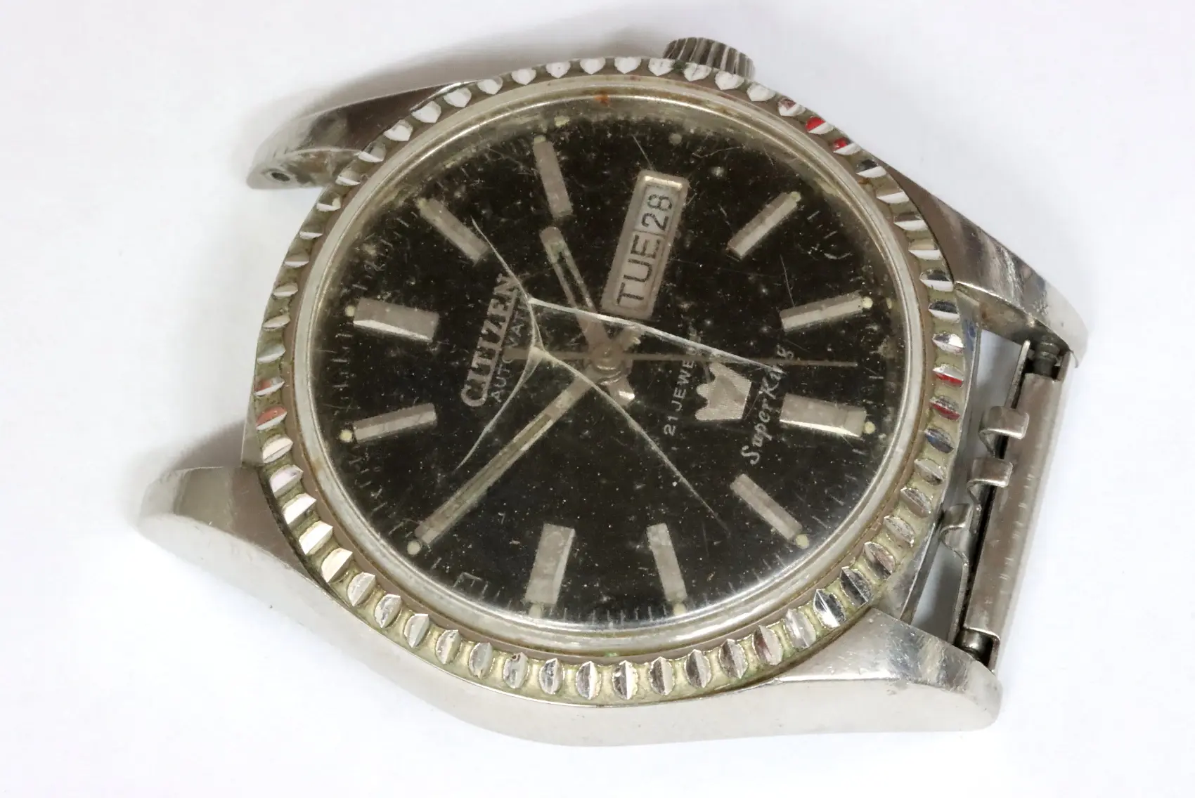 Citizen 61-6532 super king men's watch in poor condition