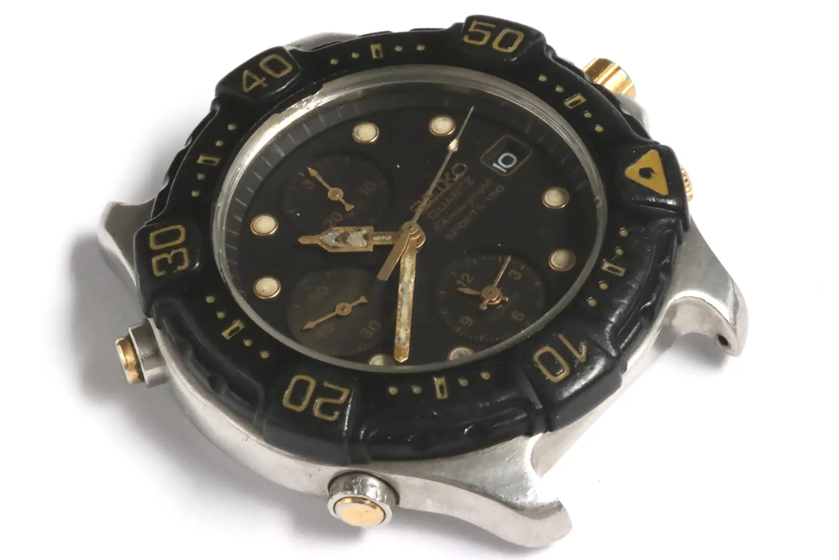 Seiko franken 7T32 chronograph watch for spares restore