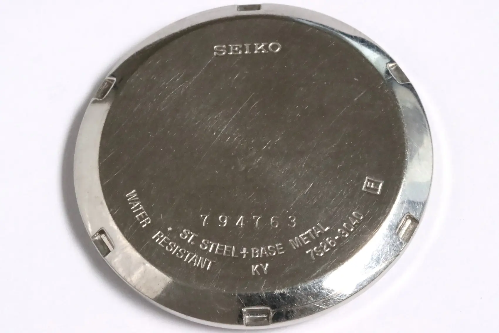Fond De Boîtier (case Back) Vissé Seiko 7S26-6000 - Pour Montre - Occasion