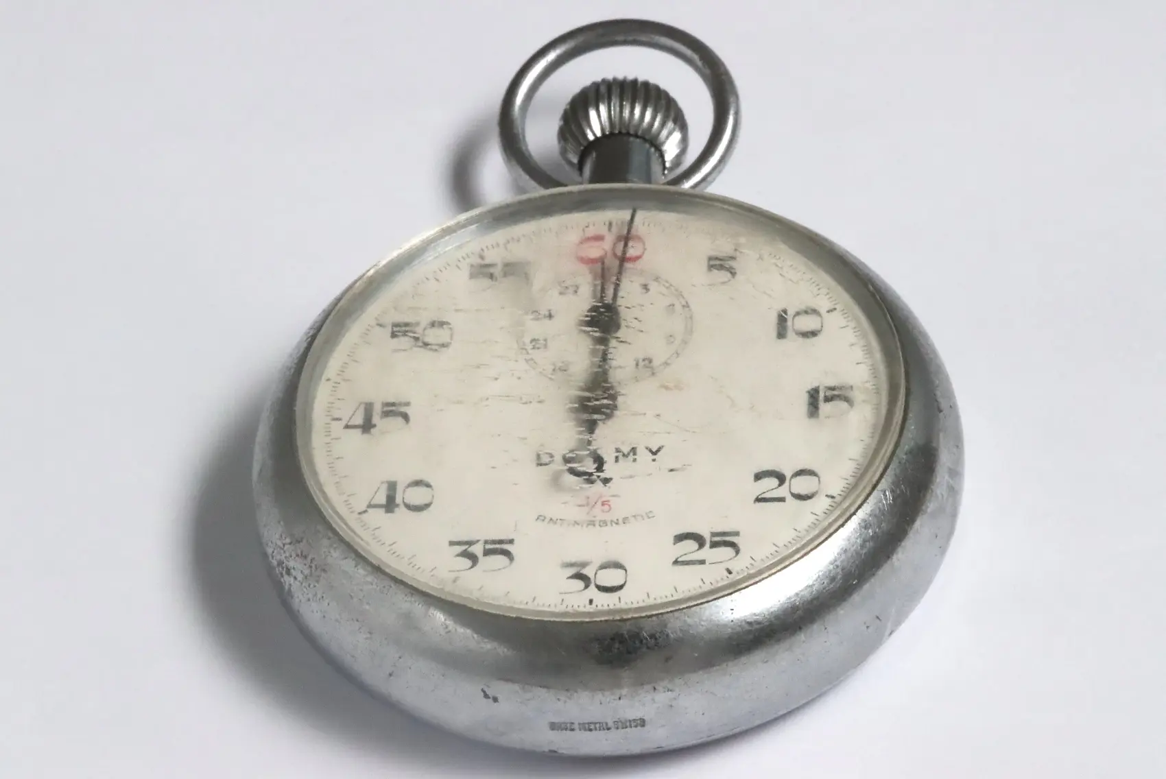 Dolmy Swiss manual wind stopwatch for spares restore 