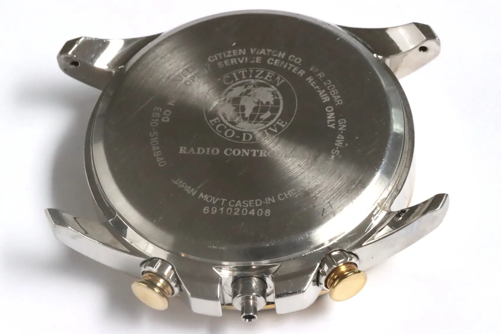 Citizen E610-S104840 eco-drive radio controlled solar watch case