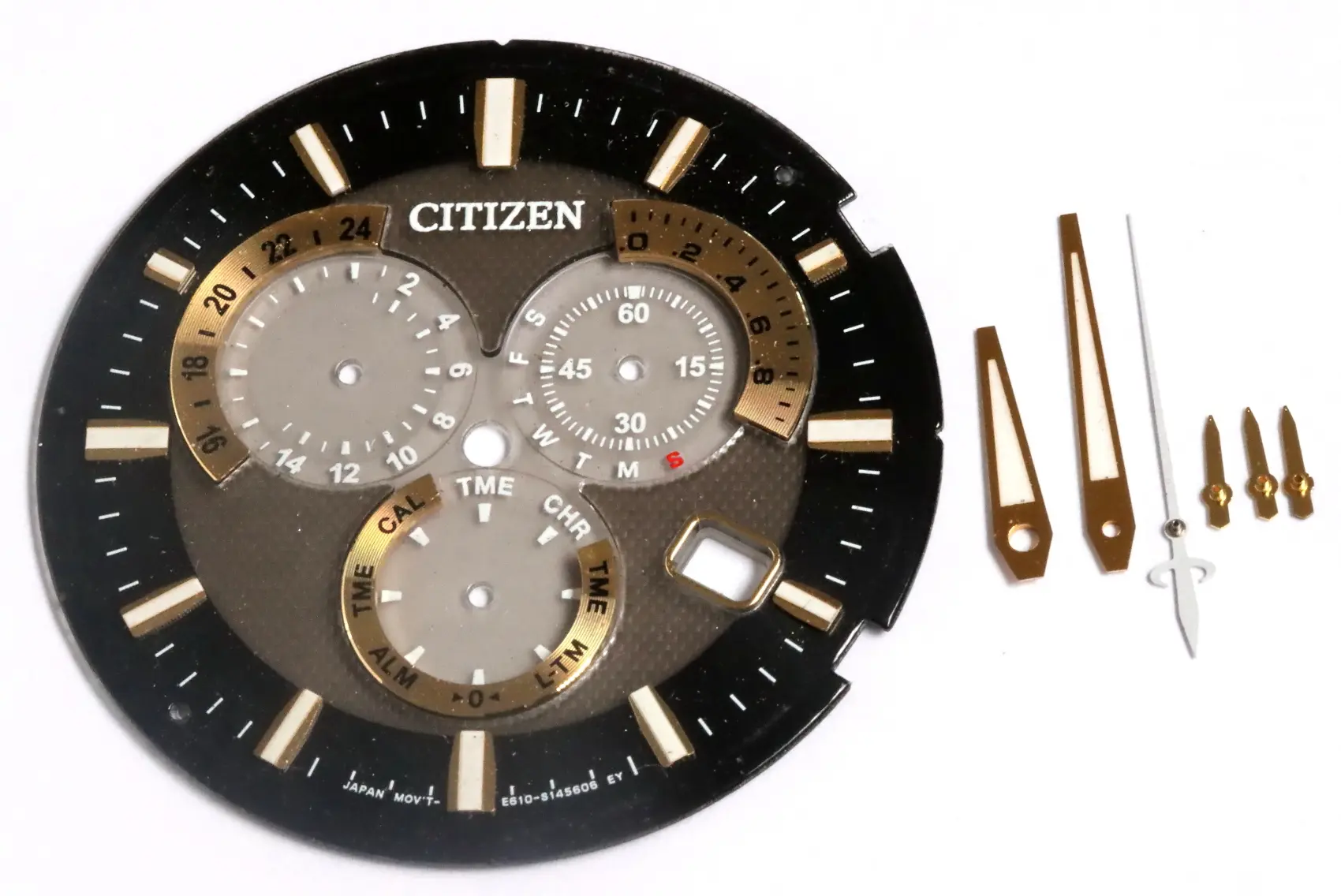 Citizen E610-S104840 eco-drive radio controlled dial with hands