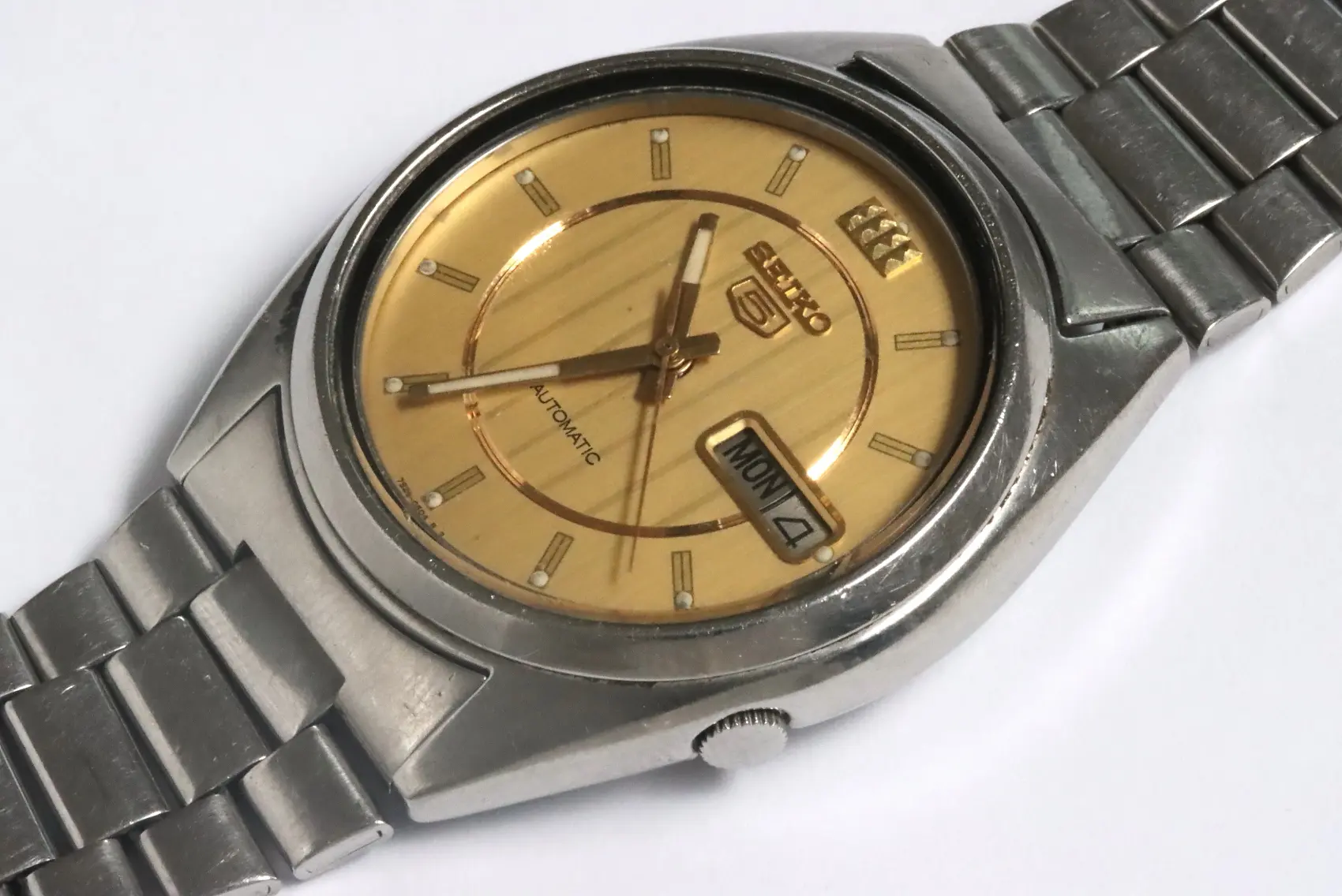 Seiko vintage 7009 automatic men's watch with 7S26 dial ...