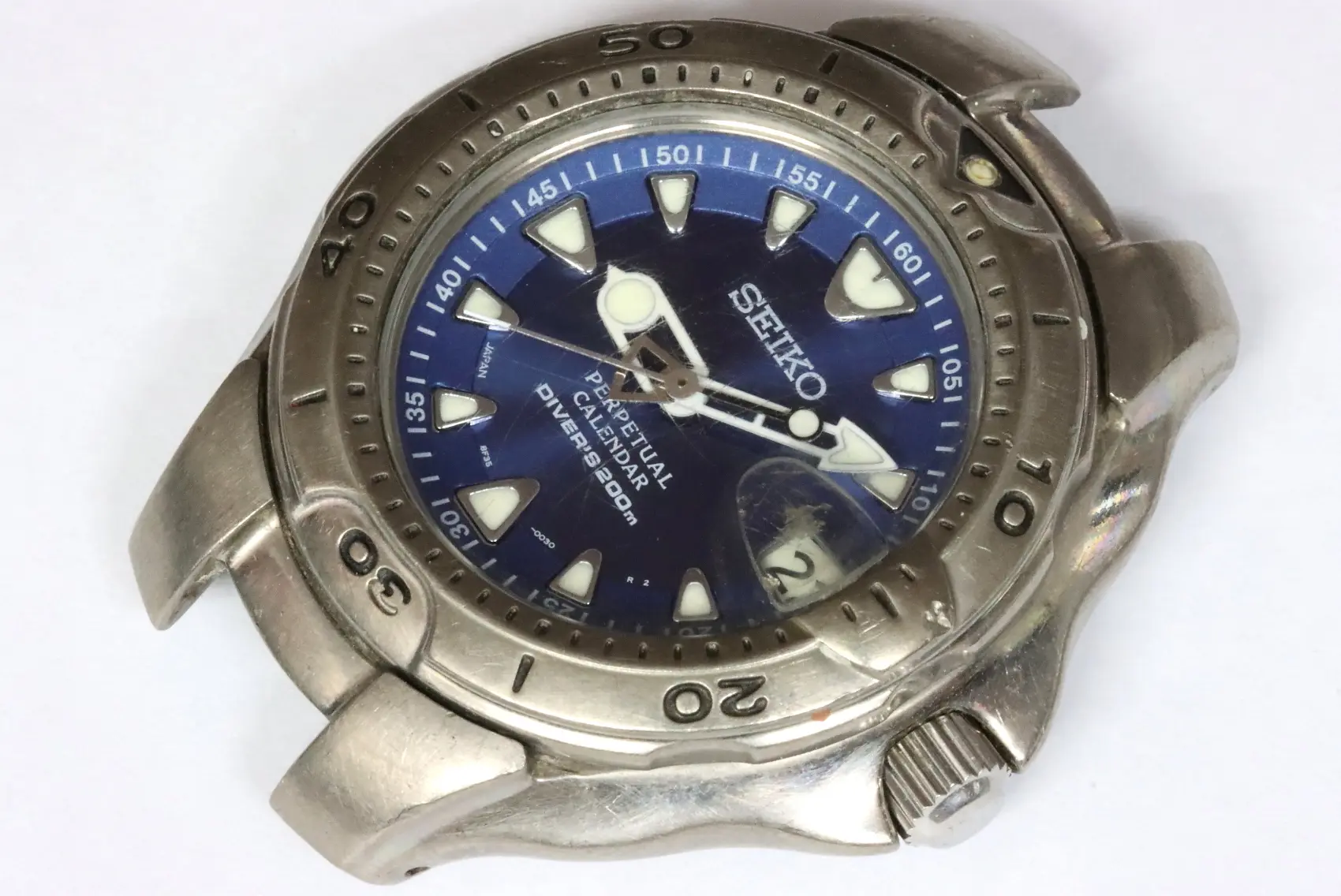 バンド長い【ジャンク】 SEIKO SCUBA 8F35-0030 セイコー スキューバ