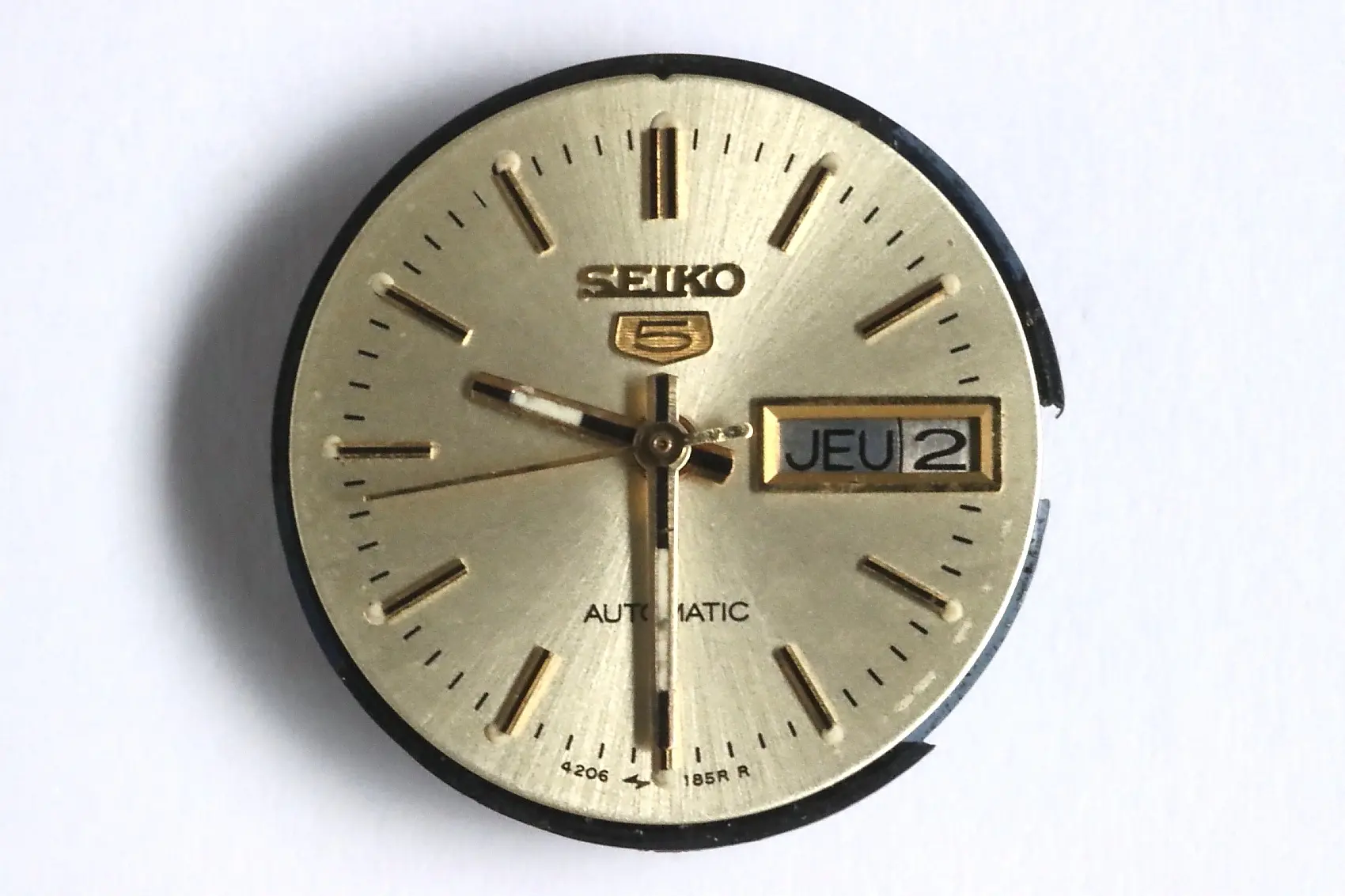 Seiko 4206b Watch Movement Automatic Silver Balance Japan RUNS