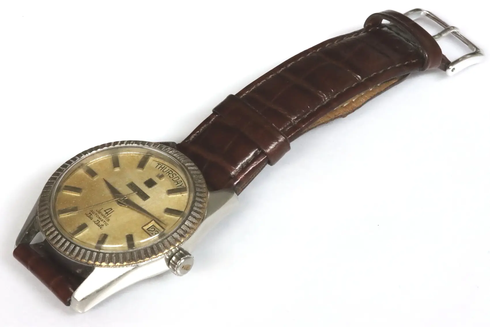 Million 41 jewels dia date classic automatic men's watch
