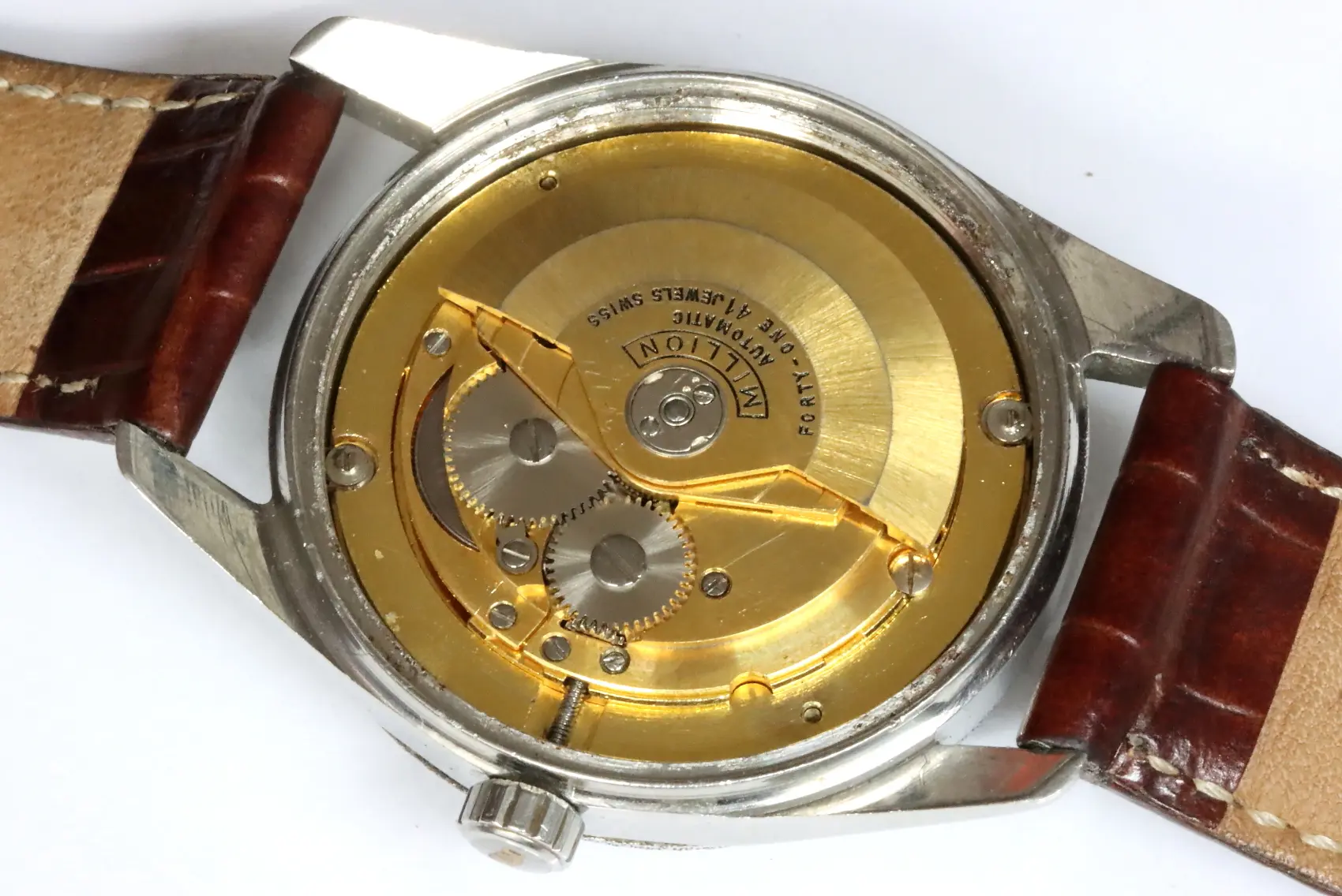Million 41 jewels dia date classic automatic men's watch
