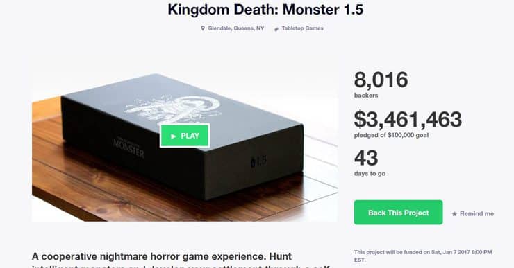 New Kingdom Death Kickstarter Has Made Millions Spikey Bits