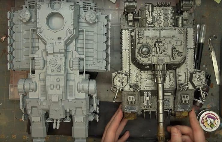 warhammer 40k astraeus super heavy tank battle report