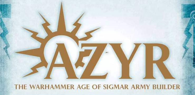 warhammer azyr Age of Sigmar Azyr Army Builder A finalement été mis à jour